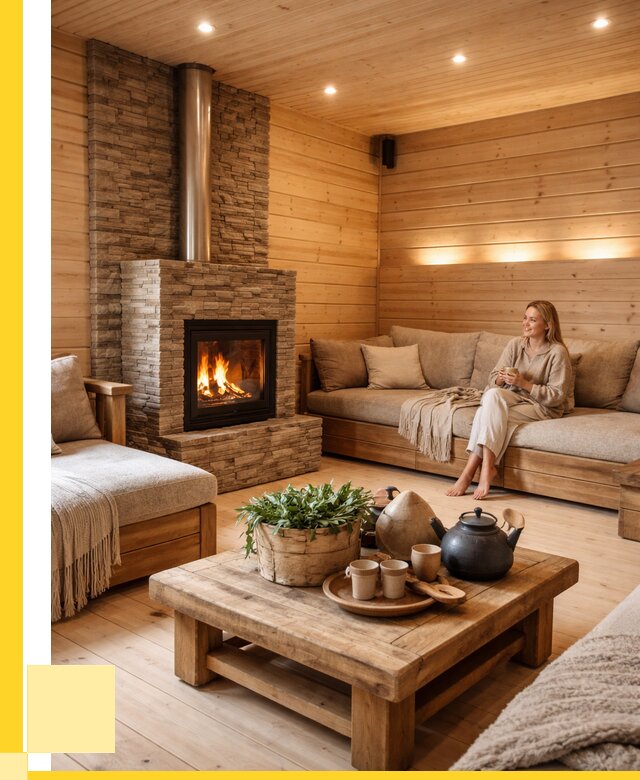 Проект бани с комнатой отдыха в Подольске от 36463 р. | ЭриданПдл