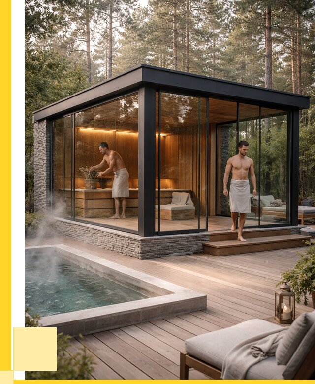 Стеклянные бани и двери в Подольске от 468810 р. | ЭриданПдл