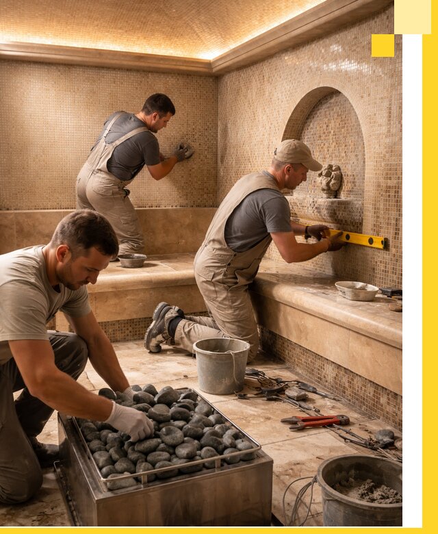 Проектирование и строительство хамама и сауны в Подольске