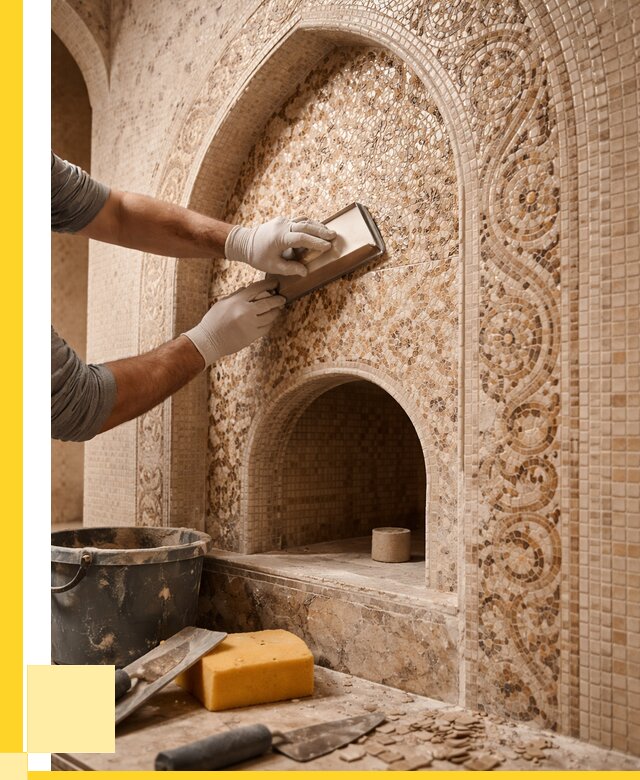 Мозаика для хамама в Подольске под ключ от 5209 р. | ЭриданПдл