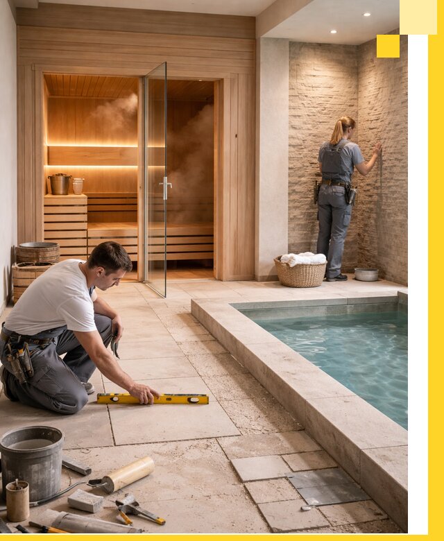 Комплексный дизайн и отделка интерьеров SPA под ключ в Подольске